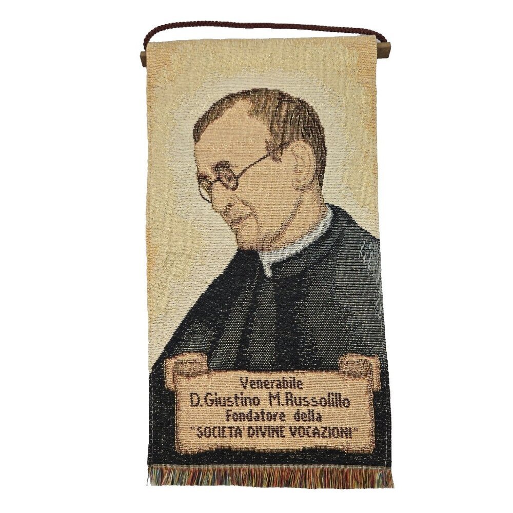 Giustino Russolillo Wall Hanging Tapestry Vocationists Founder SDV now Saint